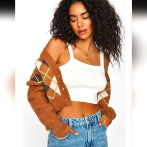 Cardigan Cropped knit